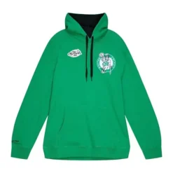 Men Mitchell & Ness Hoodies & Sweatshirts-Classic French Terry Hoody Boston Celtics