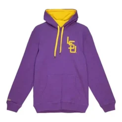 Men Mitchell & Ness Hoodies & Sweatshirts-Classic French Terry Hoody Louisiana State University