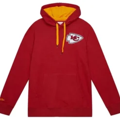 Men Mitchell & Ness Hoodies & Sweatshirts-Classic French Terry Hoody Kansas City Chiefs