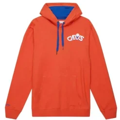 Men Mitchell & Ness Hoodies & Sweatshirts-Classic French Terry Hoody Cleveland Cavaliers