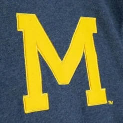 Men Mitchell & Ness Hoodies & Sweatshirts-Classic French Terry Hoody University Of Michigan