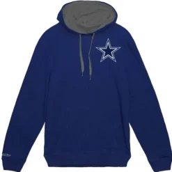 Men Mitchell & Ness Hoodies & Sweatshirts-Classic French Terry Hoody Dallas Cowboys