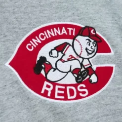 Men Mitchell & Ness Hoodies & Sweatshirts-Classic French Terry Hoodie Cincinnati Reds
