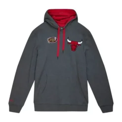 Men Mitchell & Ness Hoodies & Sweatshirts-Classic French Terry Hoody Chicago Bulls