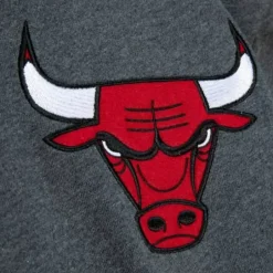 Men Mitchell & Ness Hoodies & Sweatshirts-Classic French Terry Hoody Chicago Bulls