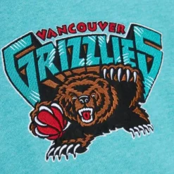 Men Mitchell & Ness Hoodies & Sweatshirts-Classic French Terry Hoody Vancouver Grizzlies