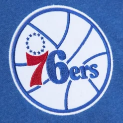 Men Mitchell & Ness Hoodies & Sweatshirts-Classic French Terry Hoody Philadelphia 76Ers