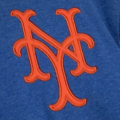 Men Mitchell & Ness Hoodies & Sweatshirts-Classic French Terry Hoody New York Mets