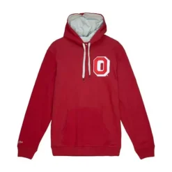 Men Mitchell & Ness Hoodies & Sweatshirts-Classic French Terry Hoody Ohio State