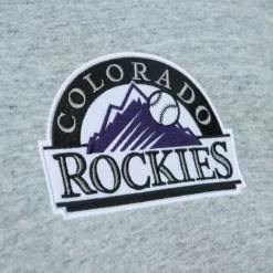 Men Mitchell & Ness Hoodies & Sweatshirts-Classic French Terry Hoodie Colorado Rockies