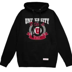 Men Mitchell & Ness Hoodies & Sweatshirts-Classic Hoodie University Of Utah