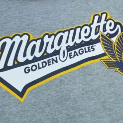 Men Mitchell & Ness Hoodies & Sweatshirts-College Tailsweep Pullover Marquette University