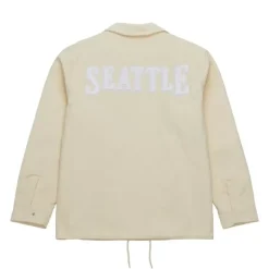 Men Mitchell & Ness Jackets & Outerwear-Collegiate Coaches Jacket Seattle Seahawks