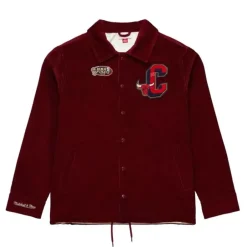 Men Mitchell & Ness Jackets & Outerwear-Collegiate Coaches Jacket Chicago Bulls