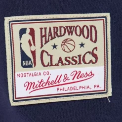 Men Mitchell & Ness Hoodies & Sweatshirts-Collegiate Crew Fleece Los Angeles Lakers