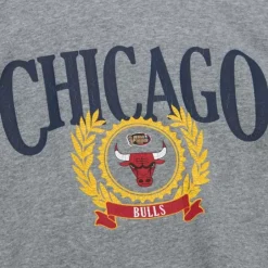 Men Mitchell & Ness Hoodies & Sweatshirts-Collegiate Hoodie Chicago Bulls