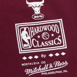 Men Mitchell & Ness T-Shirts & Tops-Collegiate Ivy League Ls Chicago Bulls