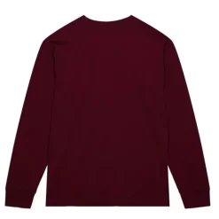 Men Mitchell & Ness T-Shirts & Tops-Collegiate Ivy League Ls New Jersey Nets