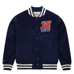 Men Mitchell & Ness Jackets & Outerwear-Collegiate Varsity Jacket New York Knicks
