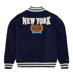 Men Mitchell & Ness Jackets & Outerwear-Collegiate Varsity Jacket New York Knicks