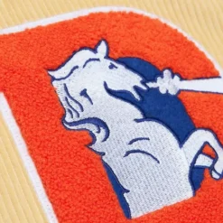 Men Mitchell & Ness Jackets & Outerwear-Collegiate Varsity Jacket Denver Broncos