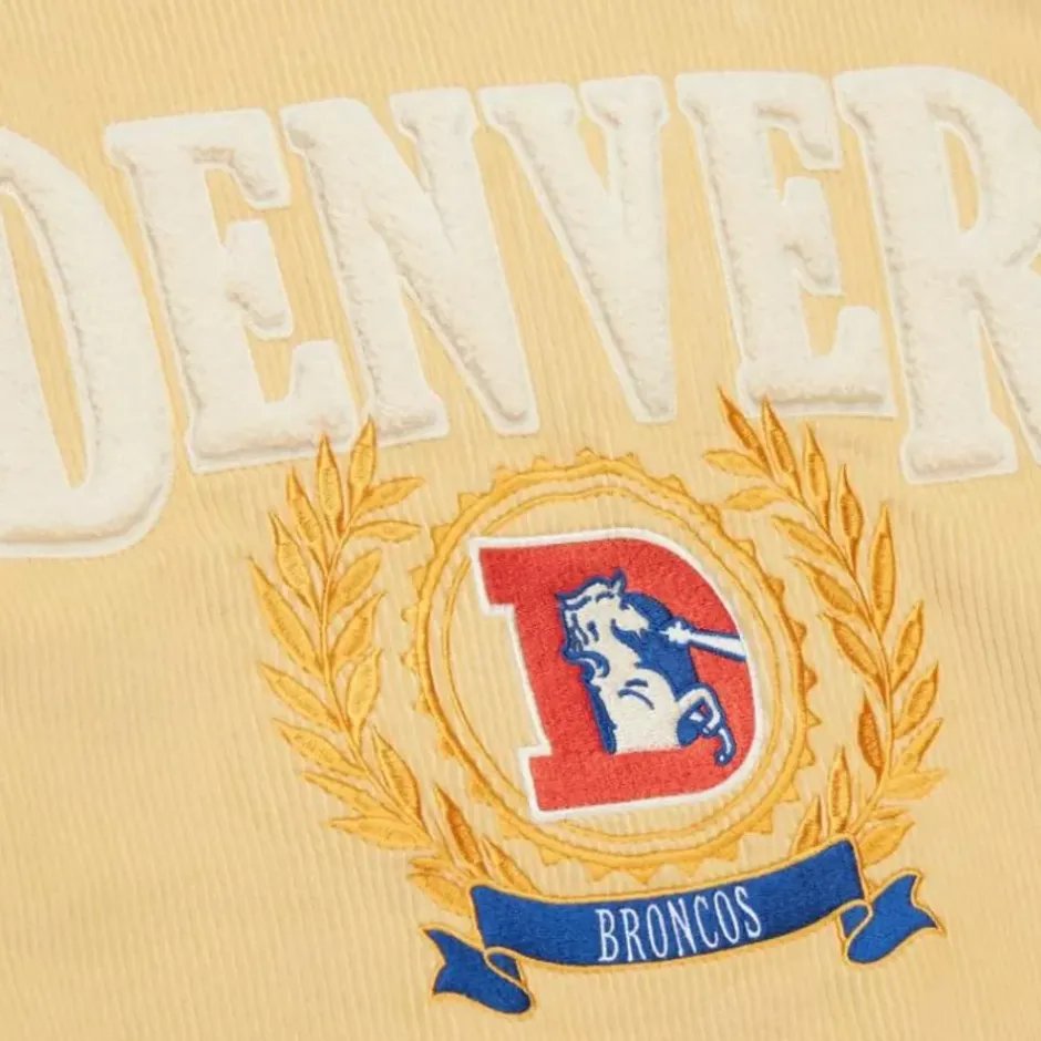 Men Mitchell & Ness Jackets & Outerwear-Collegiate Varsity Jacket Denver Broncos