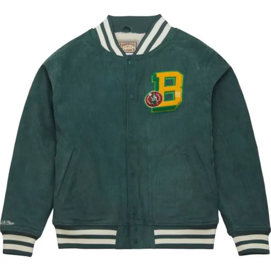 Men Mitchell & Ness Jackets & Outerwear-Collegiate Varsity Jacket Boston Celtics