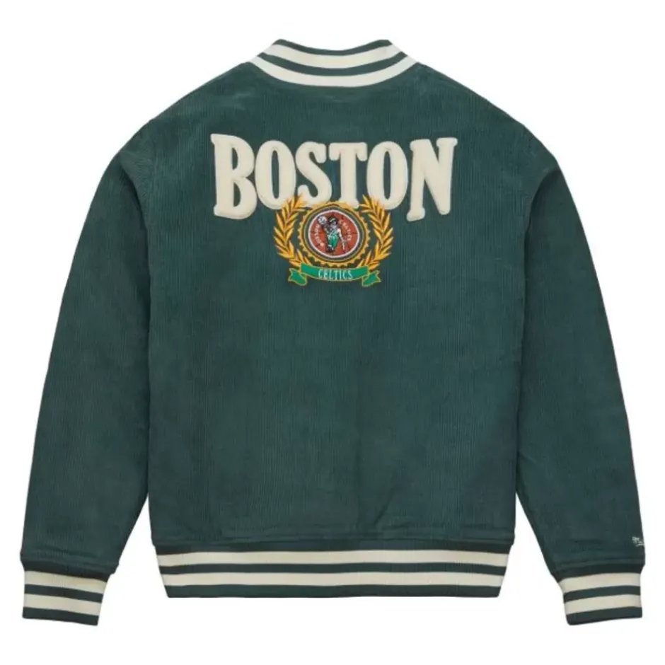 Men Mitchell & Ness Jackets & Outerwear-Collegiate Varsity Jacket Boston Celtics