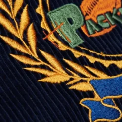 Men Mitchell & Ness Jackets & Outerwear-Collegiate Varsity Jacket Green Bay Packers