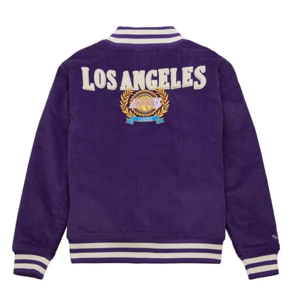 Men Mitchell & Ness Jackets & Outerwear-Collegiate Varsity Jacket Los Angeles Lakers