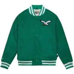 Men Mitchell & Ness Jackets & Outerwear-Collegiate Varsity Jacket Philadelphia Eagles