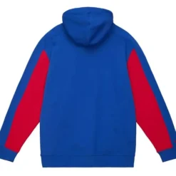 Men Mitchell & Ness Hoodies & Sweatshirts-Color Blocked Fleece 2.0 Buffalo Bills