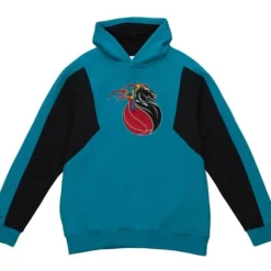 Men Mitchell & Ness Hoodies & Sweatshirts-Color Blocked Fleece 2.0 Detroit Pistons