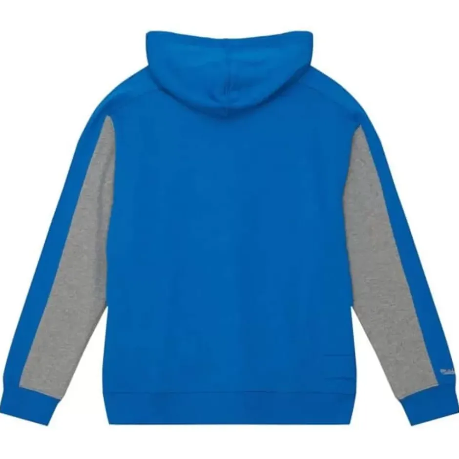 Men Mitchell & Ness Hoodies & Sweatshirts-Color Blocked Fleece 2.0 Los Angeles Rams