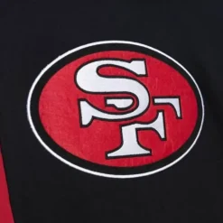 Men Mitchell & Ness Hoodies & Sweatshirts-Color Blocked Fleece 2.0 San Francisco 49Ers