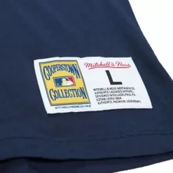 Men Mitchell & Ness T-Shirts & Tops-Color Blocked Ss Tee California Angels