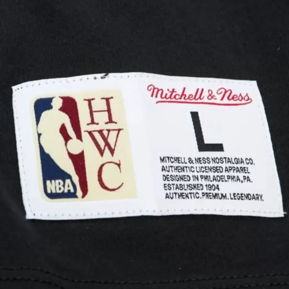 Men Mitchell & Ness T-Shirts & Tops-Color Blocked Ss Tee Chicago Bulls