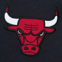 Men Mitchell & Ness T-Shirts & Tops-Color Blocked Ss Tee Chicago Bulls