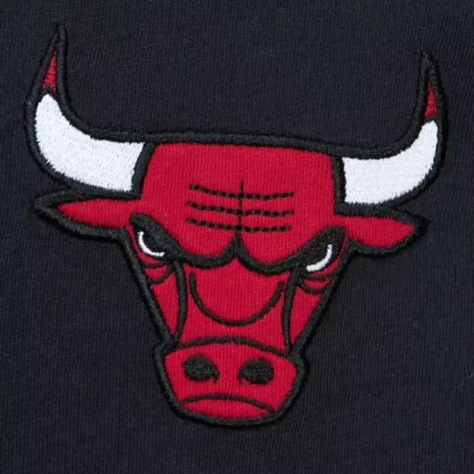 Men Mitchell & Ness T-Shirts & Tops-Color Blocked Ss Tee Chicago Bulls