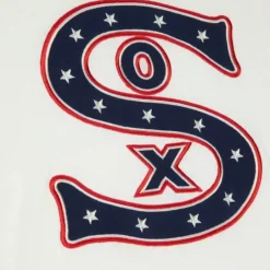Men Mitchell & Ness T-Shirts & Tops-Color Blocked S/S Tee Chicago White Sox