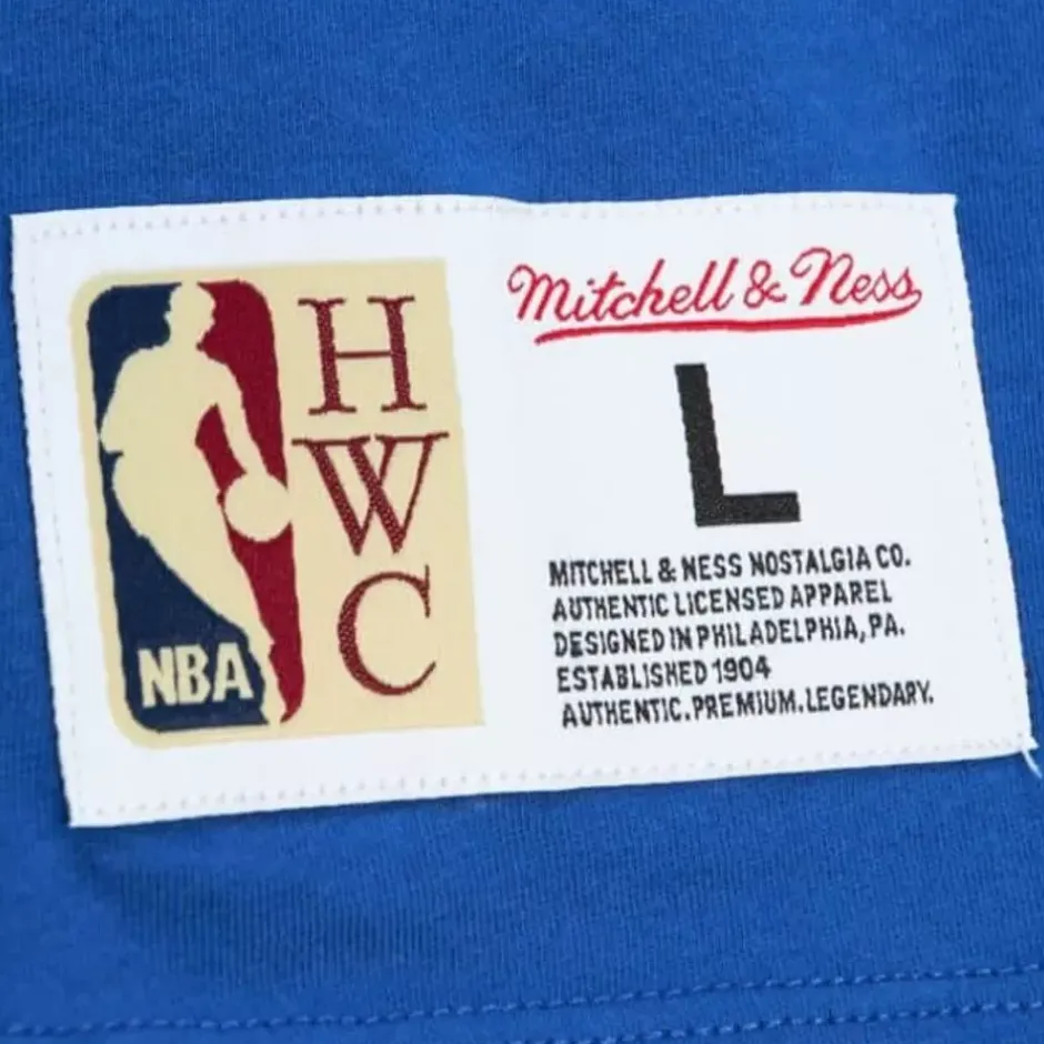 Men Mitchell & Ness T-Shirts & Tops-Color Blocked Ss Tee Denver Nuggets