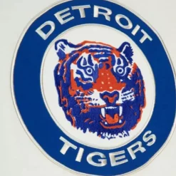 Men Mitchell & Ness T-Shirts & Tops-Color Blocked S/S Tee Detroit Tigers