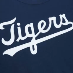 Men Mitchell & Ness T-Shirts & Tops-Color Blocked Ss Tee Detroit Tigers