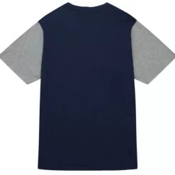 Men Mitchell & Ness T-Shirts & Tops-Color Blocked Ss Tee Georgetown University
