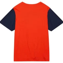 Men Mitchell & Ness T-Shirts & Tops-Color Blocked Ss Tee Houston Astros