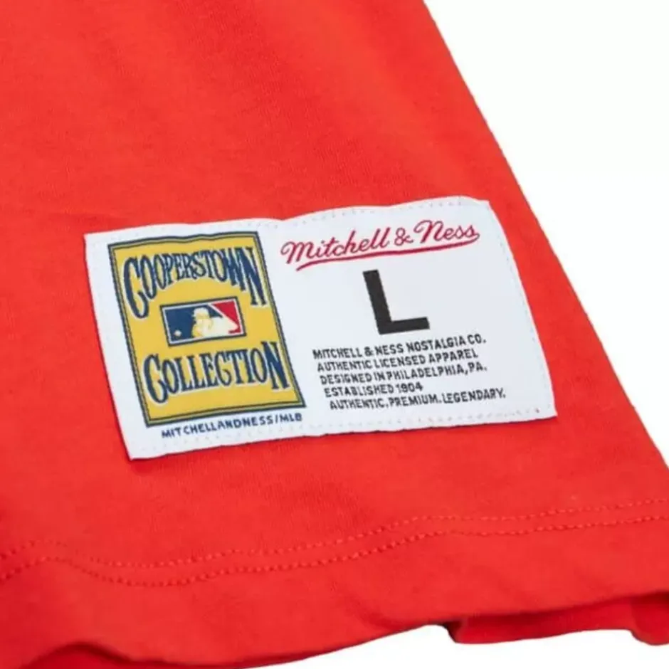 Men Mitchell & Ness T-Shirts & Tops-Color Blocked Ss Tee Houston Astros