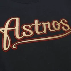 Men Mitchell & Ness T-Shirts & Tops-Color Blocked Ss Tee Houston Astros