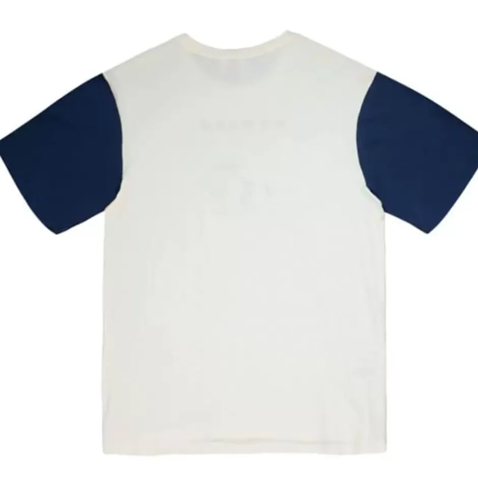 Men Mitchell & Ness T-Shirts & Tops-Color Blocked S/S Tee Howard University