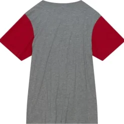 Men Mitchell & Ness T-Shirts & Tops-Color Blocked S/S Tee Kansas City Chiefs