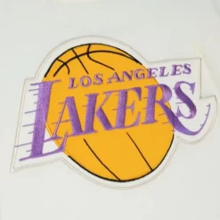 Men Mitchell & Ness T-Shirts & Tops-Color Blocked S/S Tee Los Angeles Lakers